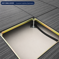 Système de plancher surélevé en acier pour revêtement de sol commercial modulaire