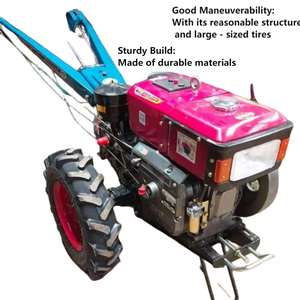 Tracteur à chenilles 8-22HP avec moteur diesel, motoculteur multifonctionnel pour petites exploitations et terrains en pente, mini-tracteur avec démarrage électrique - Product Image 5