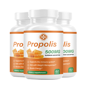 Cápsulas blandas de extracto de propóleo de abeja <span class=keywords><strong>natural</strong></span>, suplementos de Softgel de alta calidad OEM - Product Image 5