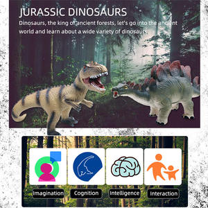 8 Estilos de Juguetes de Dinosaurios Realistas, Modelo de Animales para Niños, Aprendizaje Cognitivo, Juguetes de Dinosaurios Jurásicos de Vinilo Plástico - Product Image 2