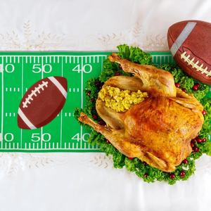 American Football Court <b>Table</b> <b>Runner</b> Printed Touch Football Birthday Party Decoration Boy Sport-Themed Farmhouse Style China - Product Image 4