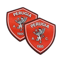 Patch de vêtements de sport personnalisable presse 3D transfert de chaleur lavable flocage étiquettes de logo pour Club de football badges en fer pour vêtements
