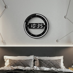 <span class=keywords><strong>Reloj</strong></span> LED de Pared Digital de Alta Calidad <span class=keywords><strong>con</strong></span> Segundero Saltante para Decoración del Hogar, <span class=keywords><strong>Reloj</strong></span> de Gran Tamaño, Novedades - Product Image 4