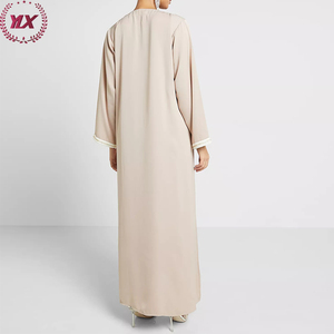 Vente en gros de robes à col ras du cou pour femmes, <span class=keywords><strong>robe</strong></span> musulmane de luxe de Dubaï <span class=keywords><strong>2023</strong></span> modes, kimono islamique de l'Aïd, abaya pour femmes - Product Image 5