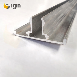 โปรไฟล์อะลูมิเนียม Igin รุ่น 28010 ซีรีส์ 6000 แบบอะโนไดซ์ สำหรับฉากกั้นสำนักงาน ฝาครอบตัวล็อคคีลหลัก - Product Image 1