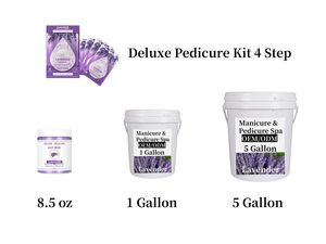 オーガニックシュガースクラブペディキュアキット1ガロンプロ足ケアラベンダーシュガースクラブペディキュアSPA 4 in 1 - Product Image 3