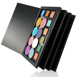 Makeup Palettes Empty Professional Metal Empty Eyeshadow Palette 26mm Round Makeup Mixing Magnetic Big Eyeshadow Palette