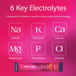 Thể thao Dinh dưỡng bổ sung không đường hydrat hóa BỘT UỐNG trộn với 6 chìa khóa điện giải - Product Image 3