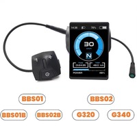 Afficheur de vélo électrique EB04 Bafang avec navigation, appels, alertes SMS, CAN UART pour kit de conversion Bafang Mid Drive