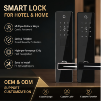 Système de serrure de porte intelligente pour hôtel avec application TTlock, serrure de porte intelligente sans clé avec carte RFID numérique électronique