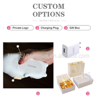 Minuterie à intensité variable en caoutchouc de silicone Animal Cartoon Petit bébé à côté de LED Veilleuse pour chien en silicone pour enfants Support Logo personnalisé