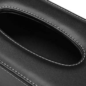 Cajas de papel para el hogar, cajas de regalo de cuero PU, logotipos personalizados, almacenamiento de lujo ligero, estilo europeo para hoteles y casas de huéspedes - Product Image 5