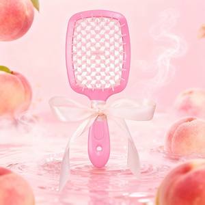 Cepillo para el Cabello de ABS Resistente al Calor, Personalizado y Perfumado, con Diseño Hueco, Ayuda a Aliviar la Caspa y la Picazón - Product Image 2