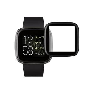 Pour <span class=keywords><strong>Fitbit</strong></span> <span class=keywords><strong>Versa</strong></span> <span class=keywords><strong>2</strong></span> protecteur d'écran garde couverture complète doux clair PMMA + PC 3D bord incurvé Film de protection - Product Image 1