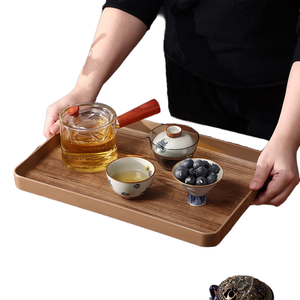 Plato de Melamina Rectangular Moderno y Ecológico, Desechable, No Tóxico, Apto para Lavavajillas, Duradero, para Postres, Arroz - Product Image 1