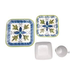 <span class=keywords><strong>Assiettes</strong></span> et bols en mélamine personnalisés, vente en gros, <span class=keywords><strong>assiettes</strong></span> et bols en mélamine, tasse carrée, ensemble de dîner en mélamine - Product Image 3