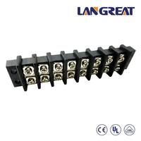 Bloc de bornes de barrière PCB à double rangée, pas de 9,5, 11,0, 14,0 mm, 20A, 30A, 600V, type à vis, pour alimentation