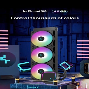 Radiador de Refrigeración Líquida para CPU DEEPCOOL LE720 Blanco de 360 mm de Buena Calidad, Ventilador ARGB de 4 Pines AM5 1700, Disipador de Calor de Cobre y Aluminio, 360 RGB para CPU - Product Image 5
