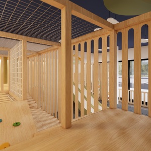 Équipement de terrain de jeu intérieur sur <span class=keywords><strong>le</strong></span> thème de la forêt, équipement de jeu souple en bois, aire de jeux souple commerciale personnalisée pour les garderies - Product Image 6