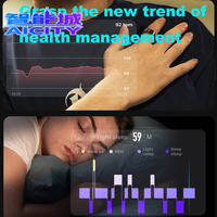 Anillo Inteligente para Hombre y Mujer, Resistente al Agua 5ATM, Modo Multideportivo, Control de Cámara Android, Aleación, Monitor de Salud y Sueño, Control por Aplicación
