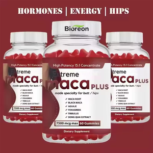 Black Maca <span class=keywords><strong>Plus</strong></span> Gummies voor volwassenen, grote billen, extreme curves, Black Maca wortel voor verhoogde vitaliteit bij mannen en vrouwen, billenvergroter - Product Image 2