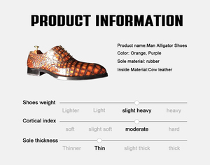 Goodyear passepoil multicolore chaussures de soirée hommes pur cuir crocodile robe personnalisée chaussures formelles pour hommes alligator chaussures d'affaires hommes - Product Image 5