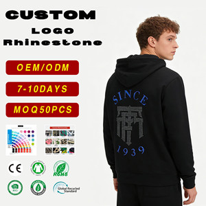 Sweat-shirts unisexes avec logo imprimé Revenge, design personnalisé OEM, 100% coton, tissu molletonné français, poids lourd, haute qualité - Product Image 1