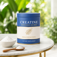Créatine Monohydrate OEM 500g 200 Mesh – Poudre de Créatine Pure pour Adultes, Suppléments de Musculation, Sans Gluten, Soutien Immunitaire