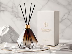 Luxury Unique Colored <strong>Reed</strong> <strong>Diffuser</strong> Glass Bottles Empty Clear Vials Crown Cap <strong>Reed</strong> Sticks Available 100ml/150ml/200ml/500ml - Product Image 1