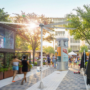 Ventilador de pedestal Airpole comercial Julai de 18 pies y 5500mm para cafetería, soporte comercial, Pedestal, ventilador de columna grande - Product Image 3