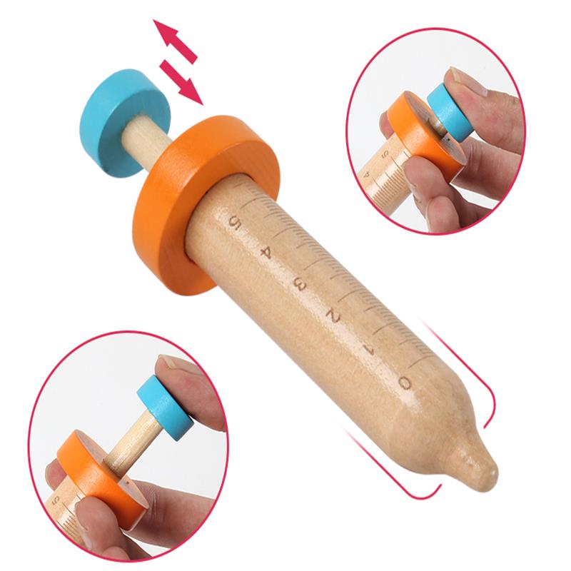 Детская деревянная ролевая игрушка-врач, медицинский набор, детское познавательное медицинское оборудование, медицинская сумка, имитация стетоскопа, игрушки для игр