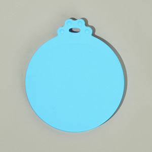 Pet Food Can Sealing Lid Sky Blue Silicone Round Shape For Cat Dog Canned Food Storage Cover - Product Image 2