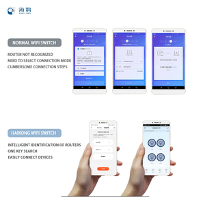 Không dây điều khiển từ xa chuyển đổi AC220V 5gwifi thông minh phổ điều khiển bốn chiều hẹn giờ kiểm soát tối đa <span class=keywords><strong>10A</strong></span> hiện tại - Product Image 5