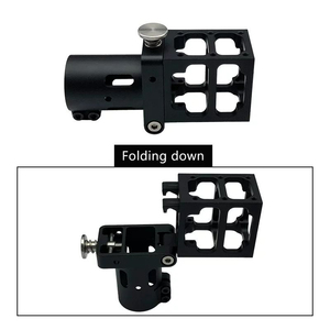 RJXHOBBY 25/30mm Carbon Fiber Tube <b>Clamps</b> <b>Quick</b> Release Umbrella Folding Drone Arm Connectors Round Tube Buckles - Product Image 3