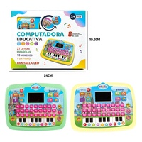 Tablette éducative SamToyCn en gros avec lettres et mots espagnols pour enfants, machine d'apprentissage pour enfants avec écran LED