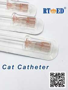 Kateter urin hewan peliharaan, kateter steril sekali pakai dengan kawat panduan untuk kateterisasi uretra aseptik anjing kucing - Product Image 3