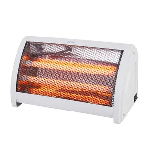 ceramic Infrared Heater 500/ 1000W Living Room Portable Quartz for Home Electric 2tubes with overheat protect tip over switch