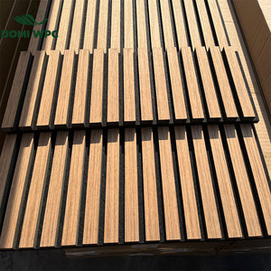 Panneau acoustique en bois Akupanel moderne, panneau mural acoustique en placage de bois MDF haute densité, style design moderne - Product Image 1