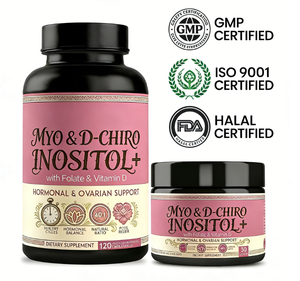 Capsules de Myo-Inositol et <span class=keywords><strong>D</strong></span>-Chiro-Inositol à Marque Blanche avec Folate et <span class=keywords><strong>Vitamine</strong></span> <span class=keywords><strong>D</strong></span> |   Complément alimentaire pour le soutien hormonal et ovarien, OEM ODM - Product Image 6