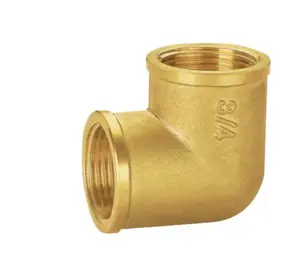 Fábrica Atacado Alta qualidade Full Brass Female Elbow Fitting Deslizante Fitting For Pex Plumbing Water Pipe