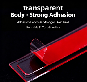 Bande <span class=keywords><strong>adhésive</strong></span> double face personnalisée pour nail art, sans trace, transparente, sans cisaillement, adhésif nano ultra-résistant - Product Image 3