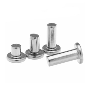 Gb872 Chất Lượng Cao Thép Không Gỉ 304 316 Mỏng Đầu Đinh Tán Phẳng Đầu Tròn Rắn Đinh Tán - Product Image 5