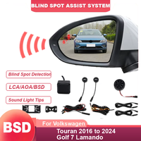 Système de détection d'angle mort de voiture, capteur d'alarme BSD BSM BSA pour Volkswagen Touran 2016 à 2024, pour VW Golf 7 Lamando 2015 à 2018