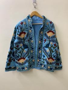 Veste brodée à la main en coton TNT Suzani, veste bohème d'hiver, veste brodée à la main pour femmes, cadeau - Product Image 4