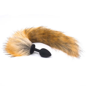 Plug <span class=keywords><strong>anal</strong></span> en Silicone queue de renard artificiel, accessoire érotique pour adultes, <span class=keywords><strong>40</strong></span> <span class=keywords><strong>cm</strong></span> - Product Image 6