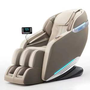 Chaise de massage de luxe moderne portable pliable Shiatsu corps entier zéro gravité capsule spatiale avec massage par airbag du cou en ABS+PU - Product Image 2