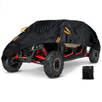 Housse de carrosserie Oxford UTV noire imperméable avec protection UV Nouvelle housse de VTT pour pièces et accessoires