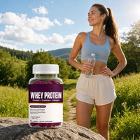 Gummies de Protéine de Lactosérum à la Créatine Monohydrate 2g Créatine 12g Protéines Soutien Énergétique Musculaire