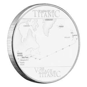 Le <span class=keywords><strong>voyage</strong></span> du Titanic Pièce de collection plaquée argent Souvenir Royaume-Uni Titanic Collection Art Pièce commémorative - Product Image 6
