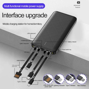 พาวเวอร์แบงค์ & พาวเวอร์สเตชั่น20000มิลลิแอมป์ต่อชั่วโมงชาร์จโทรศัพท์มือถือแบบพกพาได้เครื่องใช้ไฟฟ้าภายในบ้านชาร์จเร็วกลางแจ้ง - Product Image 6